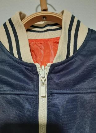 Куртка бомбер jack & jones м, bomber jacket,двусторонняя куртка ветровка5 фото