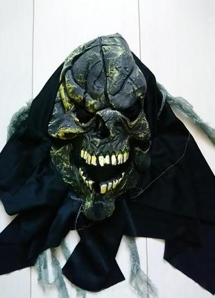 Маска силіконова смерть на хеллоуін halloween безрозмірна