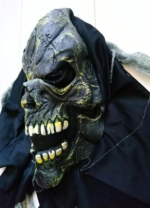 Маска силіконова смерть на хеллоуін halloween безрозмірна2 фото