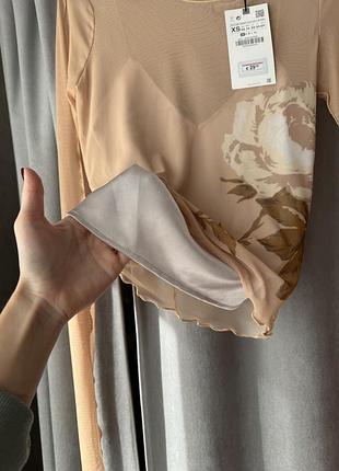 Блуза топ zara 3