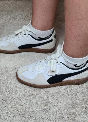 Puma palermo кожаные кроссы