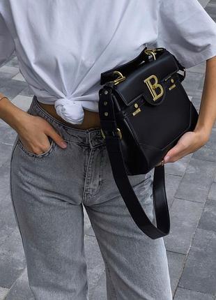 Сумка кожаная balmain