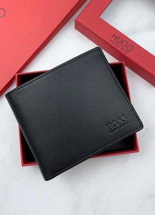 Мужской кожаный кошелек hugo boss