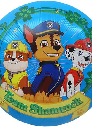 Фольгована кулька ,фігура, щенячий патруль , загін на синьому