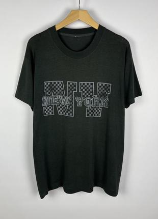 Vintage new york ny вінтажна чоловіча футболка 80ʼті 90ʼсті мерч