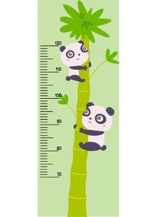 Картина-ростомер "пандочки" 30*80 см art craft