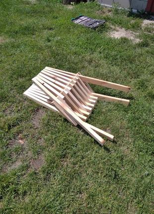 Деревянные шезлонги раскладные