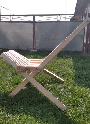 Деревянные шезлонги раскладные