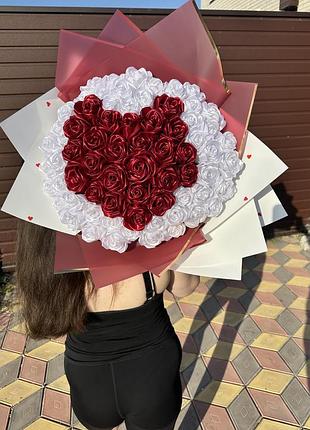 🌸атласные розы🌸🎀101 шт-3700🎀