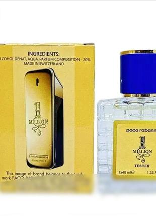 Tester 1 million 40 ml (1 миллион 40 мл.) мужские