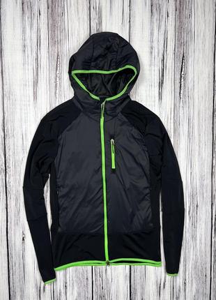 Crane кофта черная с капюшоном l размер xl