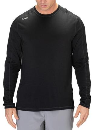 Термореглан 5.11 range ready merino wool long sleeve 2xl black6 фото