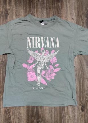 Футболка nirvana h&m