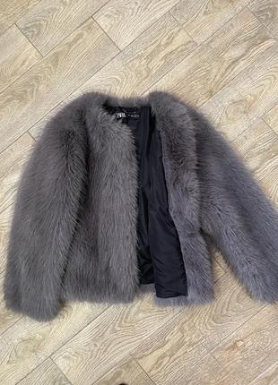 Шубка шуба zara