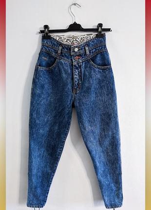 Джинсы с высокой посадкой rambo denim jeans