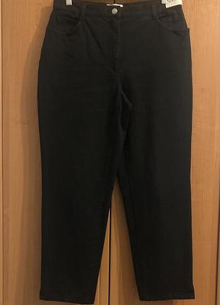 Черные джинсы баллоны бойфренды мом