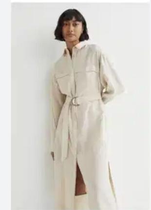 Плаття -сорочка оверсайз h&m