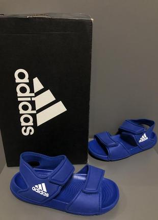Сандалии сандалии сандалии синие адидас adidas пенка спортивные