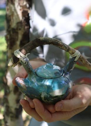 Чайник "горы дикие, просторы"