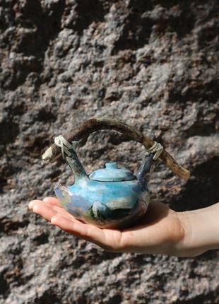 Чайник "горы дикие, просторы"