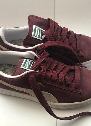 Кеды кроссовки puma club размер 37 бордовый