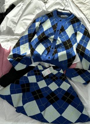 Комплект кардиган юбка primark