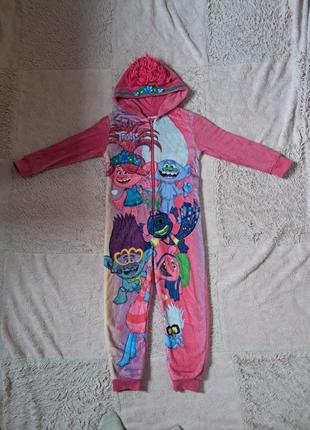 Теплая пижама кигуруми на девочку 6 лет