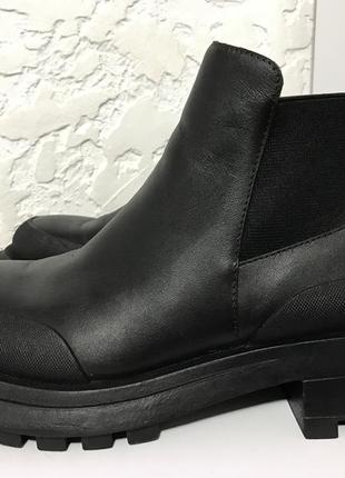 Черевики шкіряні демісезонні zara челсі