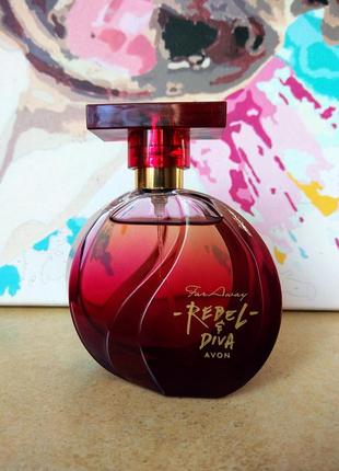 Avon far away rebel & diva парфумована вода для жінок 50 мл.