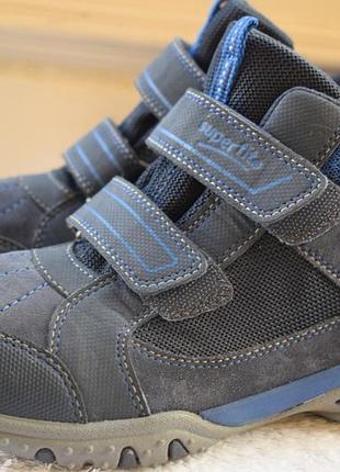 Кожаные мембранные ботинки полуботинки термоботинки superfit goretex р. 37 24 см