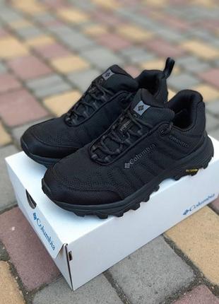 Чоловічі кросівки ❄️ columbia outdoor omni-tech чорні знижка sale | smb
