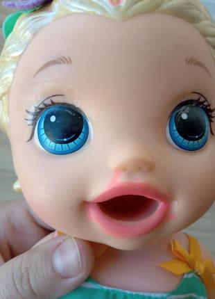 Кукла hasbro baby alive малышка блондинка и снеки6 фото