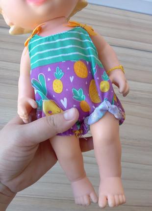 Кукла hasbro baby alive малышка блондинка и снеки3 фото