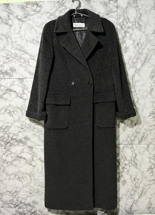Пальто шерсть и махер marella оригинал италия размер m , шикарное пальто дорого элитного бренда