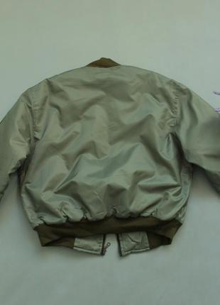 Бомбер куртка чоловічий зелений хакі м масивний оверсайз вільна посадка ма 1 ma 1 cwu...