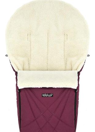 Зимовий конверт babyroom wool n-8 bordo бордовий