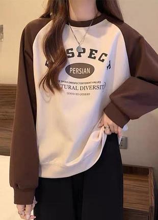 Женский базовый свитшот размер универсальный