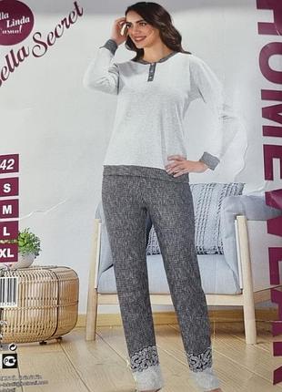 Піжама жіноча bella secret модель 5742 бавовна, s