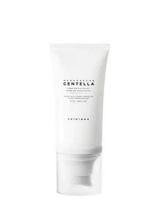 Skin1004 madagascar centella tone brightening tone-up sunscreen spf 50 освітлюючий сонцезахисний крем 50 мл