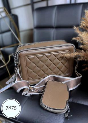 Сумочка на 2 отдела, сумочка с кошельком