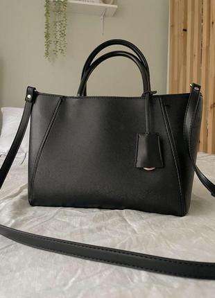 Сумка чорна zara