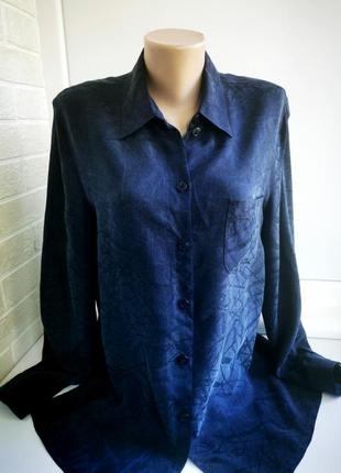 Красивая винтажная женская блуза из купры jorg peterson