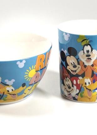 Набори дитячого посуду disney чашка та тарілка6 фото