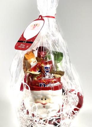 Новогодняя чашечка с конфетами