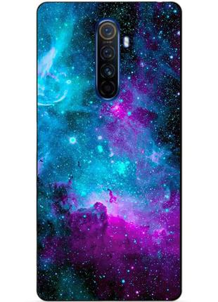 Силіконовий чохол бампер для realme x2 pro з малюнком галактика
