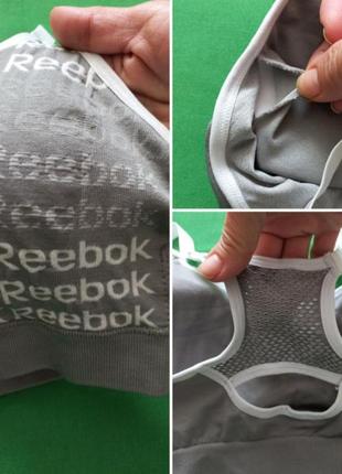 Топ с вкладышами с принтом лототипом reebok5 фото