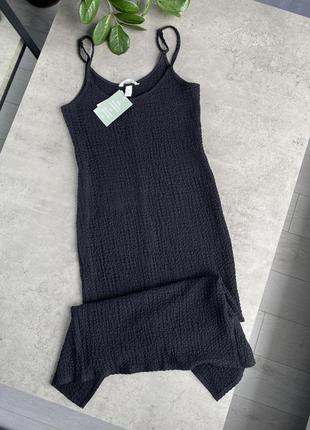 Плаття сарафан міді жатка h&m