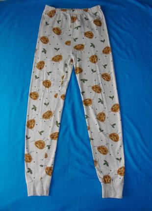 Трикотажные коттоновые штаны на 12-13 лет