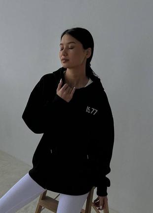 Женский худи демисезонный  на молнии с карманами розміри: 42-46, 48-52