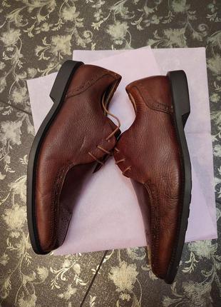 Как новые clarks мужские туфли ботинки броги туфлі ботінки класичні брогі натуральні шкіряні кожа натуральная кожаные 42 8
